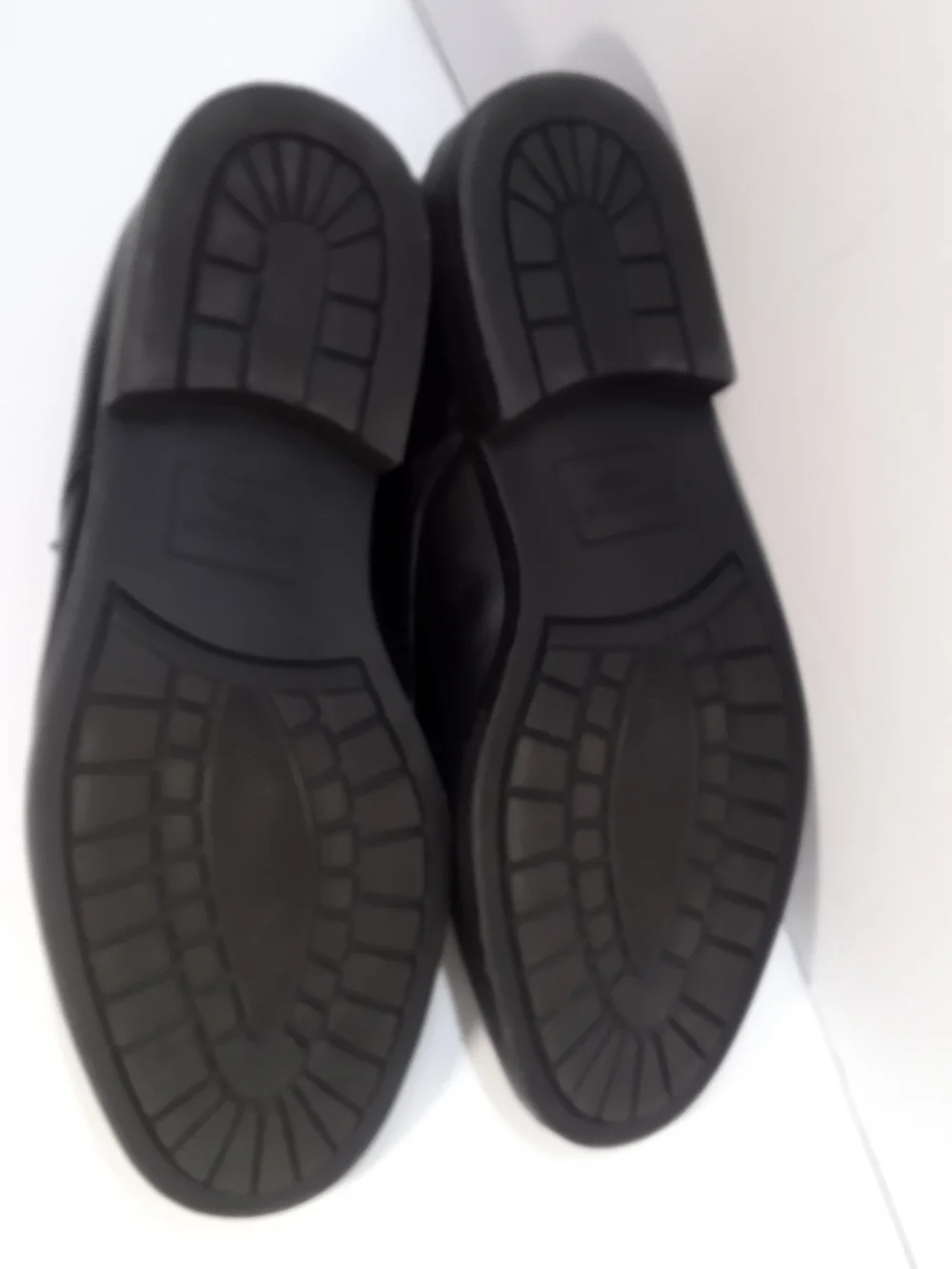 Dockers Black Cap-Toe Leather Derby Shoes Men's 11W